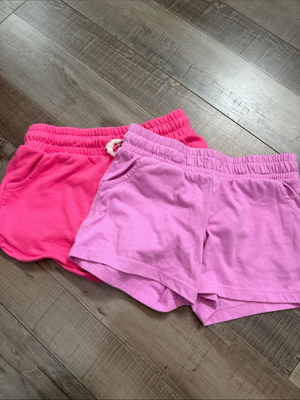Cat & Jack Girls' Shorts Set — Light Pink, Hot Pink & Denim Blue